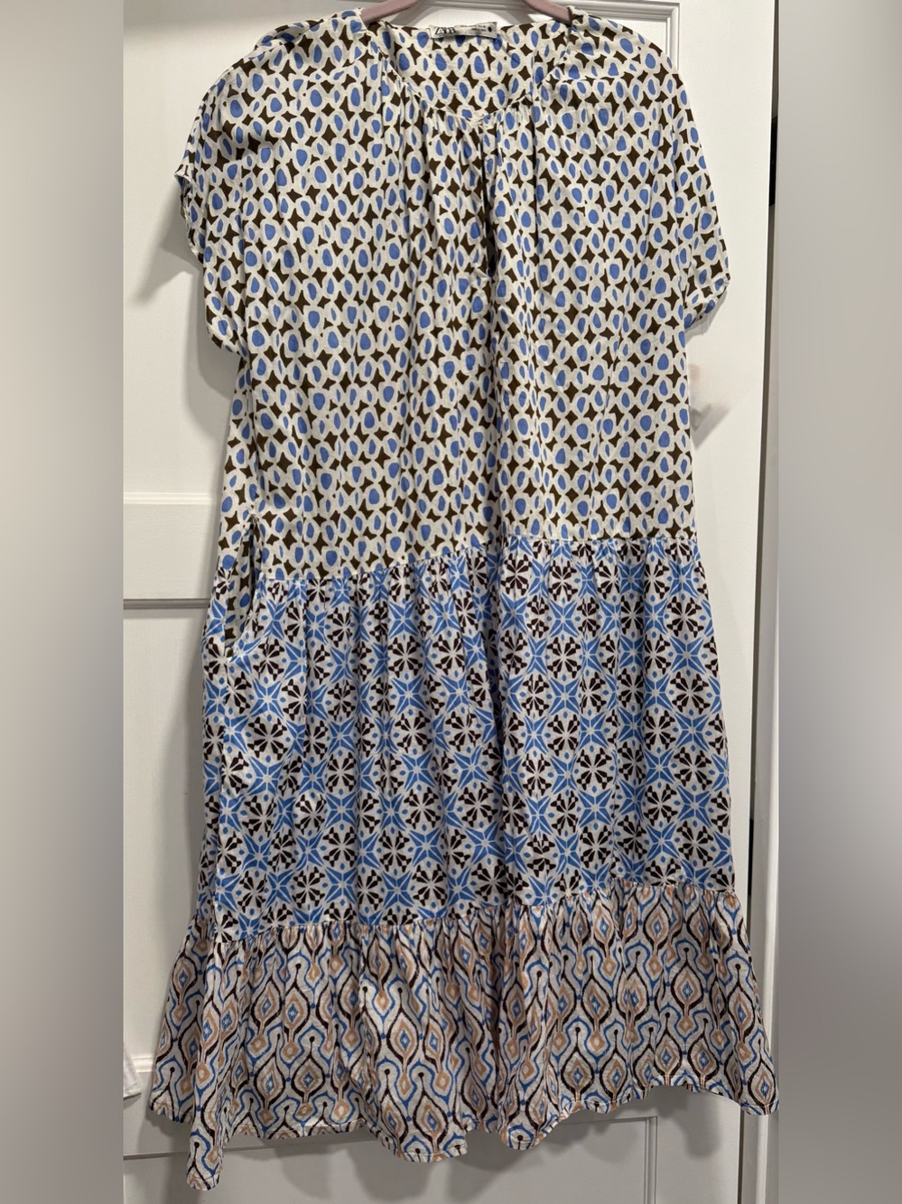 Zara Boho Cotton Dress XL